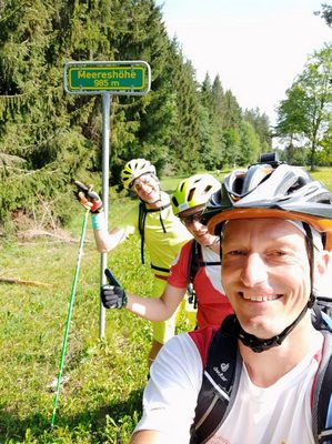 Bild - endlich oben - nach Gosheim